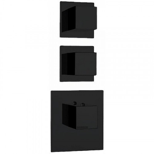 Смеситель для душа Bossini Outlets Z032203.073 с термостатом Черный матовый