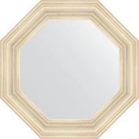 Зеркало Evoform Octagon 69х69 BY 3821 в багетной раме - Травленое серебро 99 мм стекло
