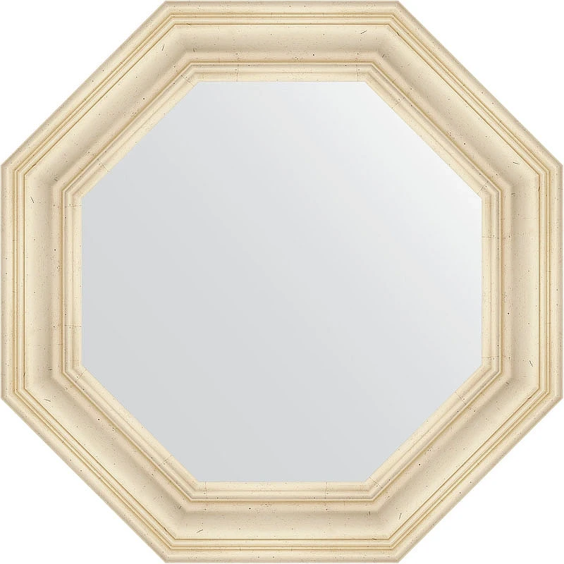 Зеркало Evoform Octagon 69х69 BY 3821 в багетной раме - Травленое серебро 99 мм стекло