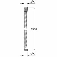 Душевой шланг Grohe Relexaflex Metal 28143001 Хром нержавеющая сталь