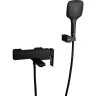 Смеситель для ванны Gappo G17-6 G3217-6 Черный матовый латунь на стену