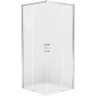 Душевой уголок New Trendy Prime Chrome 100х70 D-0298A/D-0349A профиль Хром стекло прозрачное