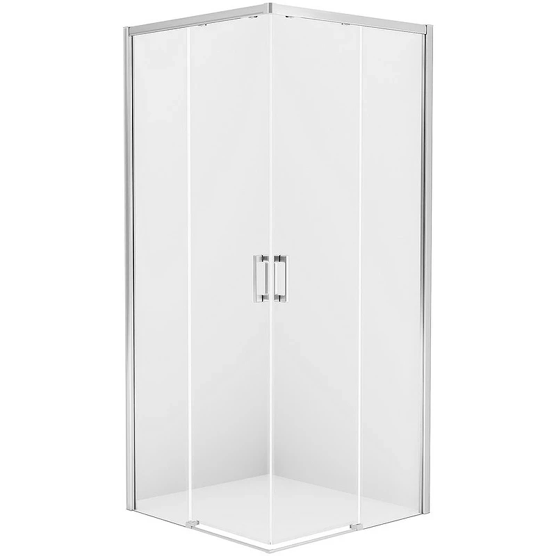 Душевой уголок New Trendy Prime Chrome 100х70 D-0298A/D-0349A профиль Хром стекло прозрачное