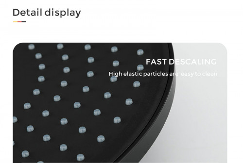 Душевая система Gappo G2495-5 Черная матовая латунь на стену