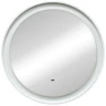 Зеркало Art&Max Napoli AM-Nap-800-DS-F-White с подсветкой с бесконтактным выключателем Белое матовое МДФ / ЛДСП, стекло
