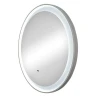 Зеркало Art&Max Napoli AM-Nap-800-DS-F-White с подсветкой с бесконтактным выключателем Белое матовое МДФ / ЛДСП, стекло