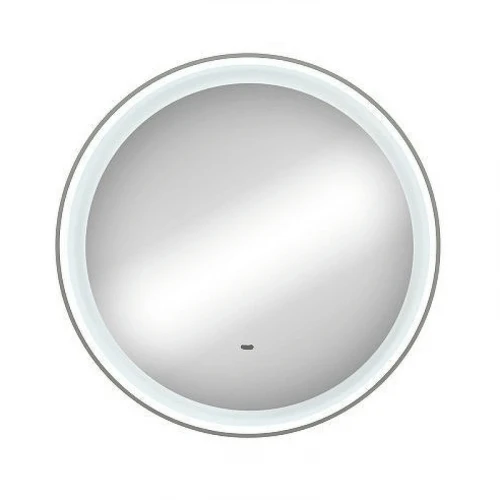 Зеркало Art&Max Napoli AM-Nap-800-DS-F-White с подсветкой с бесконтактным выключателем Белое матовое МДФ / ЛДСП, стекло