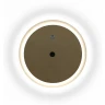 Зеркало Art&Max Napoli AM-Nap-800-DS-F-White с подсветкой с бесконтактным выключателем Белое матовое МДФ / ЛДСП, стекло