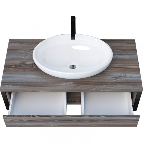 Тумба под раковину 1MarKa Grunge Loft 70П Ц0000015941 подвесная Дуб Намибия МДФ / ЛДСП