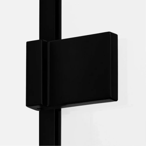 Душевая перегородка New Trendy Avexa Black 90 EXK-2050 профиль Черный стекло прозрачное