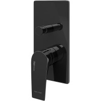 Смеситель для душа WasserKRAFT Glan 6661 Черный глянцевый латунь встраиваемый