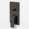 Смеситель для душа WasserKRAFT Glan 6661 Черный глянцевый латунь встраиваемый