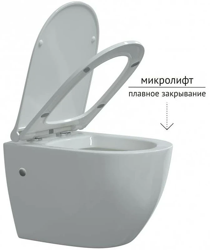 Комплект унитаза с инсталляцией Berges Okus 043280 с сиденьем Микролифт и Черной матовой клавишей смыва фарфор подвесной