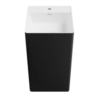 Раковина Wellsee Pure BY Wellsee 45 230716000 цвет Черный матовый Белый Глянцевый