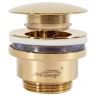 Донный клапан Hansberge H107GO click-clack цвет Золото глянцевое