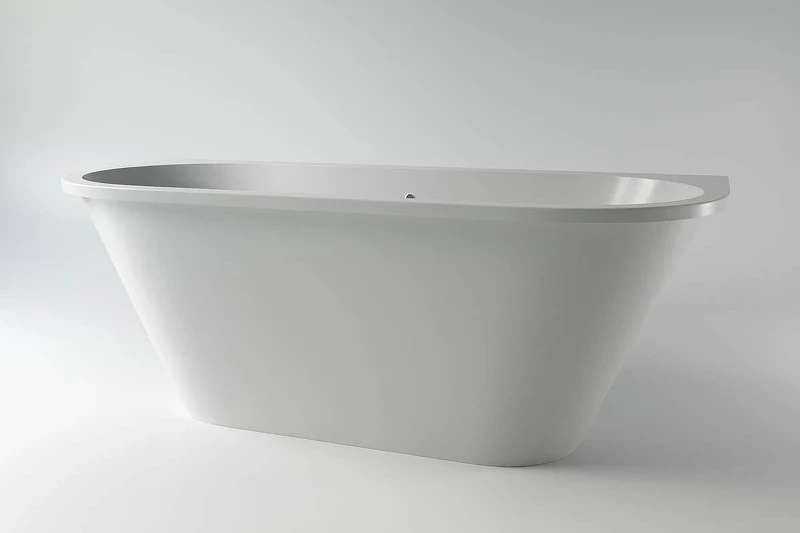 Ванна из искусственного камня Holbi Galatea 169x77 1.01.003.11.1 Белая матовая