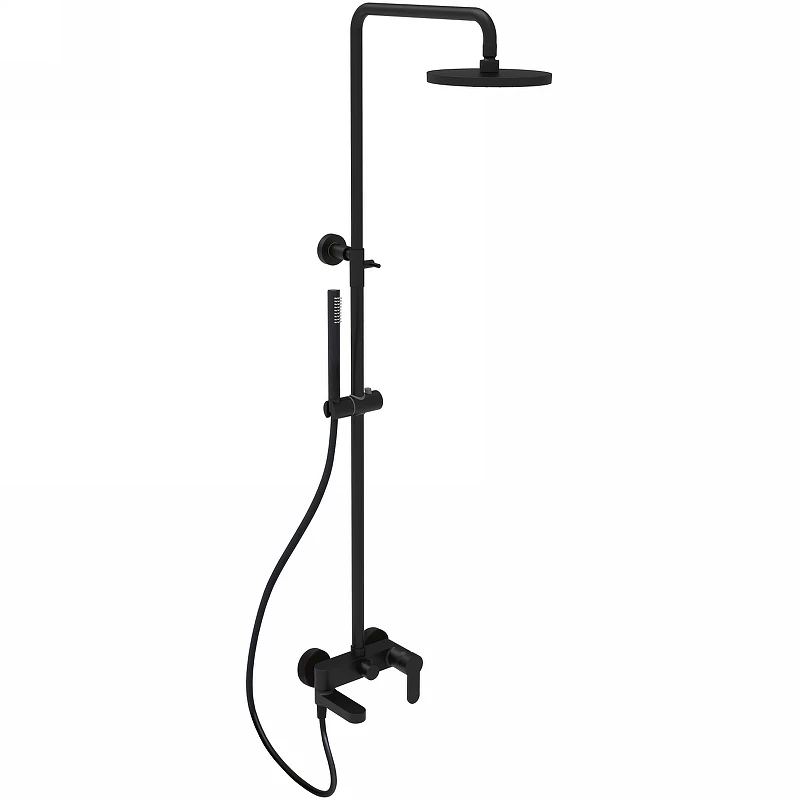 Комплект смесителей Paffoni Light KITCOL632NO71 Черный матовый латунь