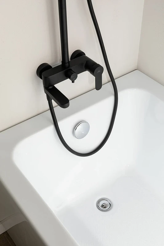 Комплект смесителей Paffoni Light KITCOL632NO71 Черный матовый латунь
