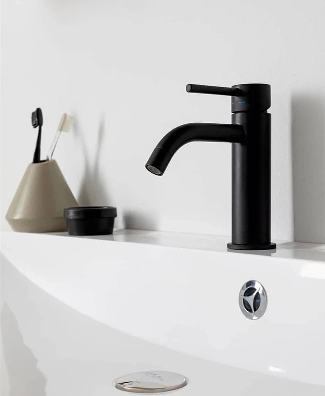 Комплект смесителей Paffoni Light KITCOL632NO71 Черный матовый латунь