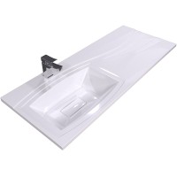 Раковина Stella Polar Элеонора 120 L SP-00001697 на стиральную машину Белая