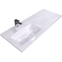 Раковина Stella Polar Элеонора 120 L SP-00001697 на стиральную машину Белая