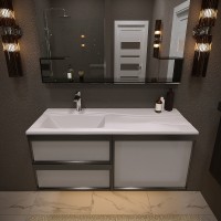 Раковина Stella Polar Элеонора 120 L SP-00001697 на стиральную машину Белая