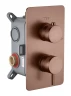Смеситель для душа Boheme Cell 135-2-BRB цвет Брашированная бронза