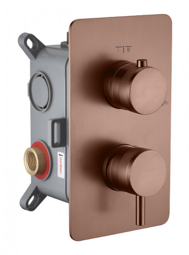 Смеситель для душа Boheme Cell 135-2-BRB цвет Брашированная бронза