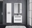 Тумба под раковину Cezares Eco-Cer 60 ECO-CER-600-2C-SO-BL подвесная Bianco Lucido без ручек МДФ / ЛДСП