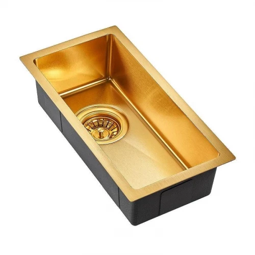 Кухонная мойка Emar PVD 23 EMB-126A PVD цвет Nano Golden