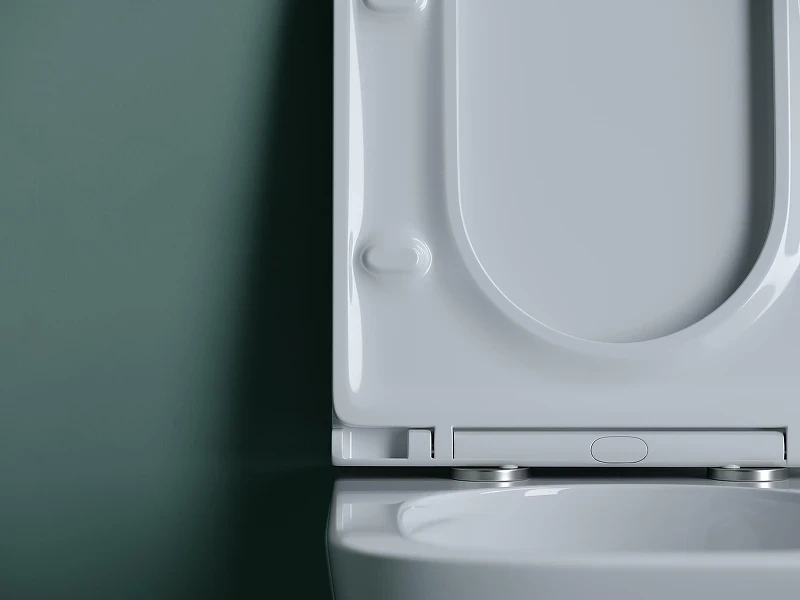 Комплект унитаза DIWO Ceramicanova Union CN4009T с сиденьем с инсталляцией DIWO 4501 с клавишей смыва цвет Глянцевый белый
