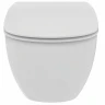 Унитаз с инсталляцией Ideal Standard Tesi PR386801 с сиденьем Микролифт и клавишей смыва Хром