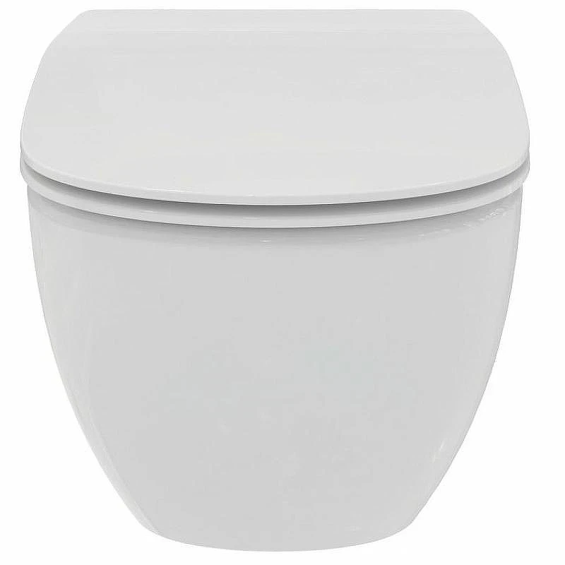 Унитаз с инсталляцией Ideal Standard Tesi PR386801 с сиденьем Микролифт и клавишей смыва Хром