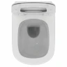 Унитаз с инсталляцией Ideal Standard Tesi PR386801 с сиденьем Микролифт и клавишей смыва Хром
