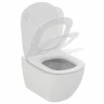 Унитаз с инсталляцией Ideal Standard Tesi PR386801 с сиденьем Микролифт и клавишей смыва Хром