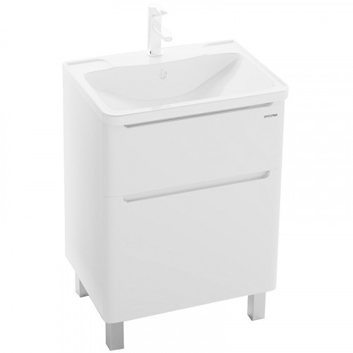 Тумба под раковину Grossman Адель 60 106007 Белая МДФ / ЛДСП