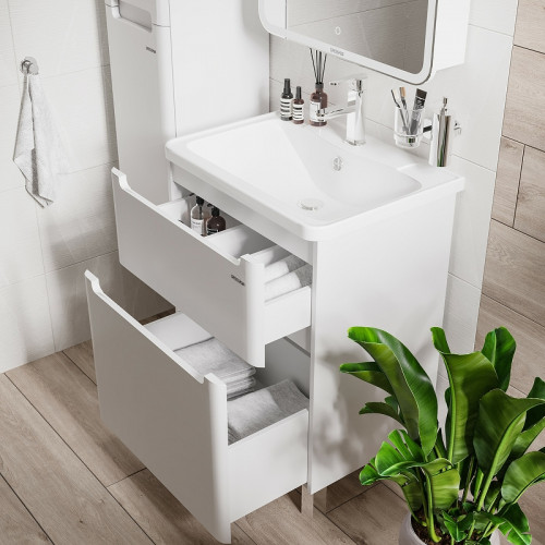 Тумба под раковину Grossman Адель 60 106007 Белая МДФ / ЛДСП