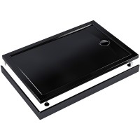 Акриловый поддон для душа Melodia della vita Square 120x80 MTYSQ12080Bk Черный