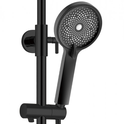 Душевая система WeltWasser WW DP 1020 BL 10000003186 Черная латунь на стену