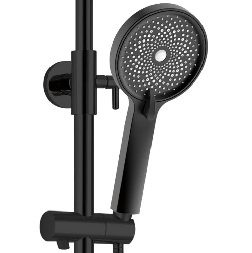 Душевая система WeltWasser WW DP 1020 BL 10000003186 Черная латунь на стену