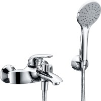Смеситель для ванны WasserKRAFT Rossel 2801 Хром латунь на стену