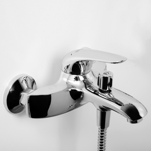 Смеситель для ванны WasserKRAFT Rossel 2801 Хром латунь на стену