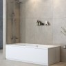 Шторка на ванну Cezares Liberta 80 LIBERTA-V-1-TB-80/155-C-Cr профиль Хром стекло прозрачное
