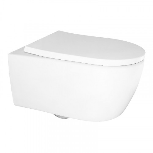 Унитаз Azario Nemi AZ-1293WH подвесной цвет Белый с сиденьем Микролифт