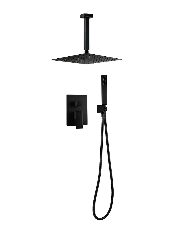 Душевая система FILARETE Fing FL1044BL цвет Черный матовый
