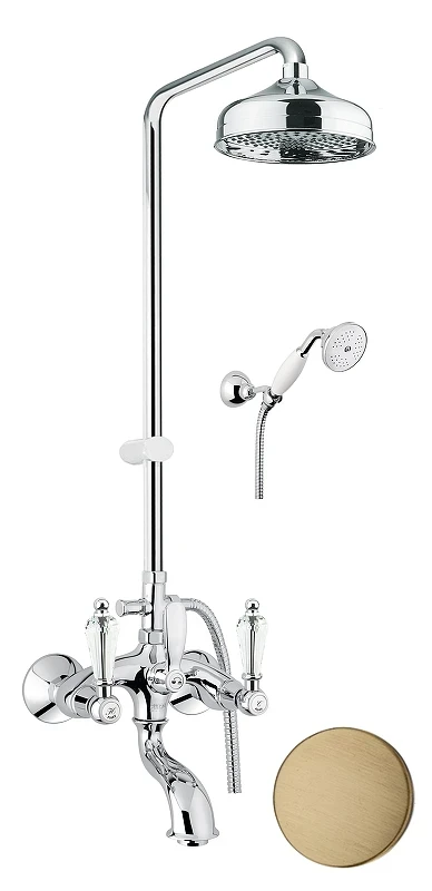 Душевая система Fiore Gioielli 08ZZ0615 цвет Бронза