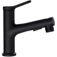Смеситель для раковины BelBagno BB-LVMD-NERO-W0 Черный матовый латунь