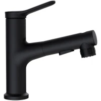 Смеситель для раковины BelBagno BB-LVMD-NERO-W0 Черный матовый латунь
