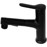 Смеситель для раковины BelBagno BB-LVMD-NERO-W0 Черный матовый латунь