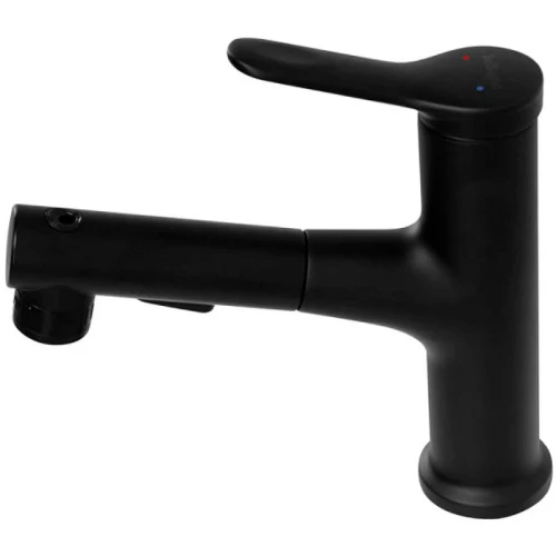 Смеситель для раковины BelBagno BB-LVMD-NERO-W0 Черный матовый латунь